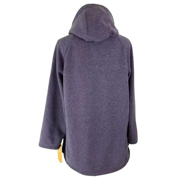 Ideology ~Woman Plus Size 1X~Purple/Black Montana Full Zip Hooded Jacket NWT $64 - Picture 8 of 12